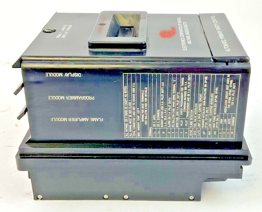 FIREYE EB-700 SAFETY CONTROLLER EUV1 FLAME AMP, EP390 PROGRAMMER, ED500 DISPLAY0