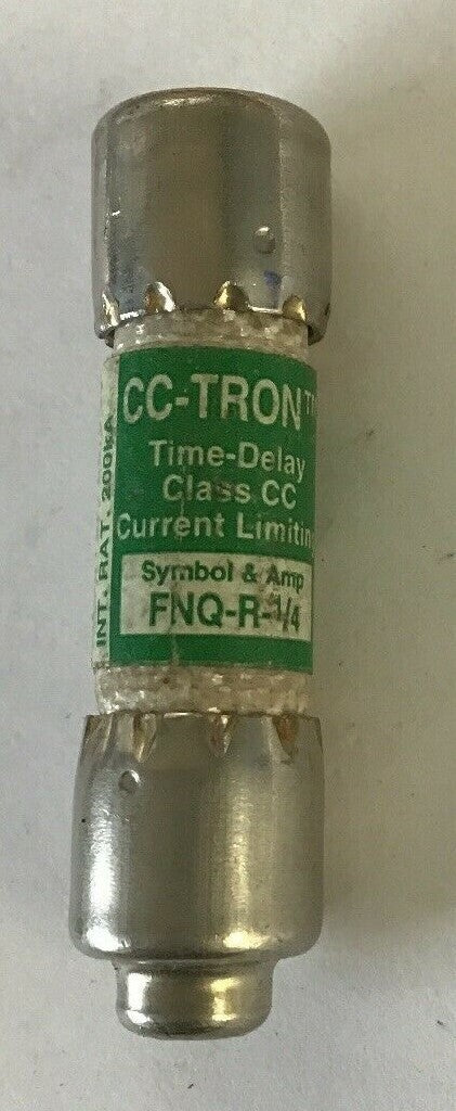 BUSSMAN FNQ-R-1/4 CC-TRON 600VAC 200KA FUSES ***LOTOF8***1