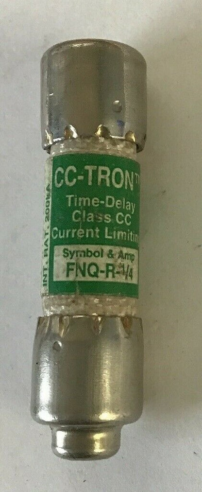BUSSMAN FNQ-R-1/4 CC-TRON 600VAC 200KA FUSES ***LOTOF8***1