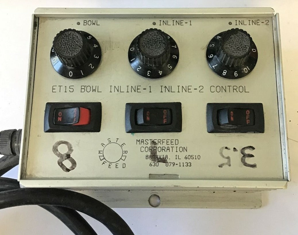 MASTERFEED ET15 CONTROL FEEDER 15A 115V SWITCH 1