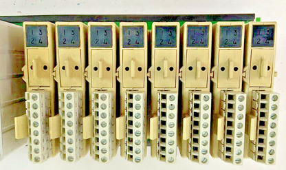 OPTO 22 SNAP8M W/ SNAP-OAC5(8) W/ SNAP B4  8 SLOT MODULE RACK2