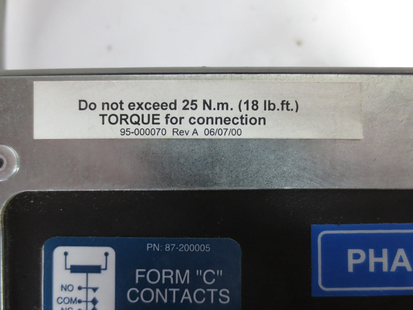 CUTLER-HAMMER CPS160240DAH TRANSIENT VOLTAGE SURGE SUPPRESSOR 240V, 30A 5