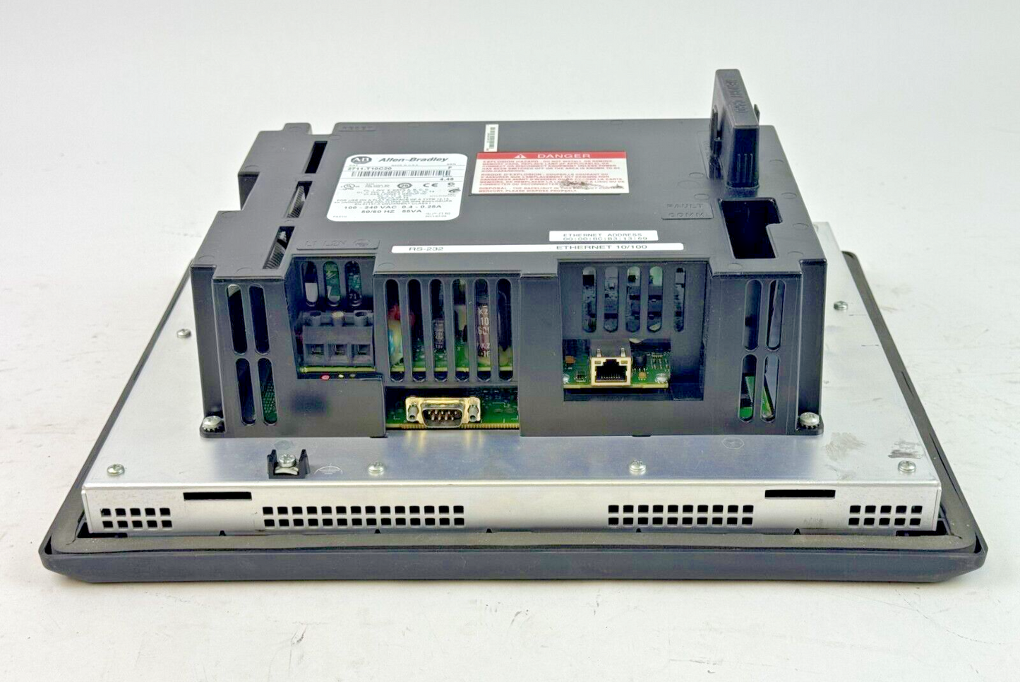 ALLEN-BRADLEY - 2711-T10C20 SER. F/ FRN 4.48 - PANELVIEW 1000 ASSEMBLED TERM8