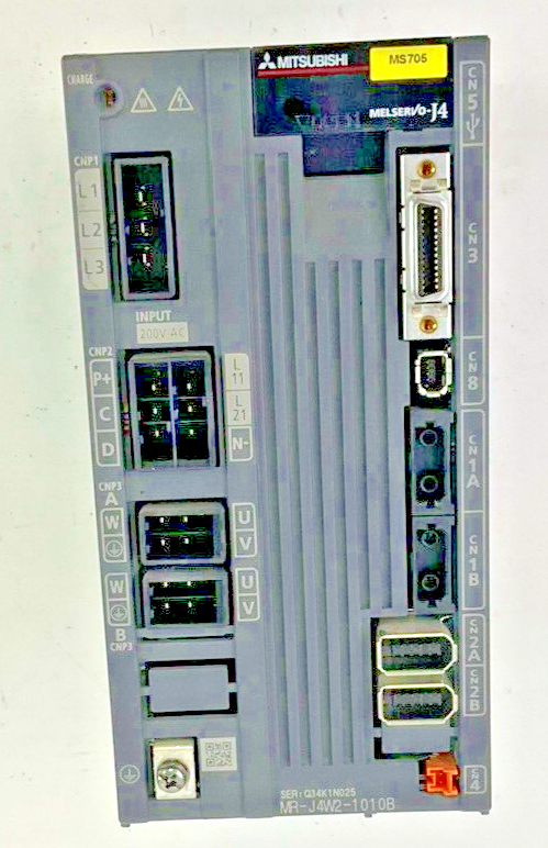 MITSUBISHI MR-J4W2-1010B SERVO DRIVE MODULE 1KWx2 240VAC 908A 50/60HZ0