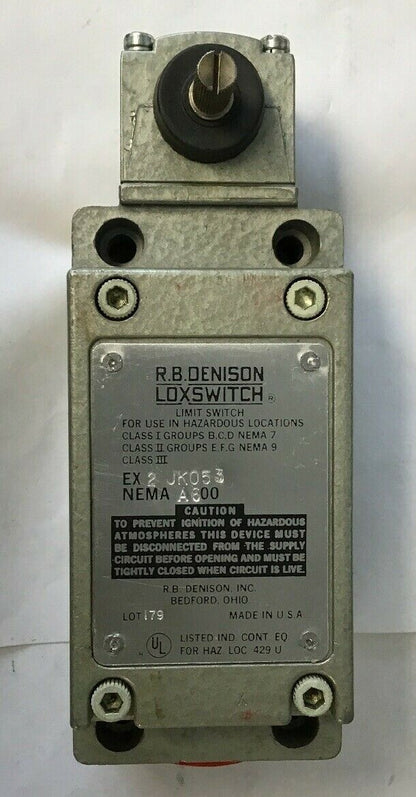 GOULD EX2 JK053 R.B.DENISON LOXSWITCH NEMA A600 1