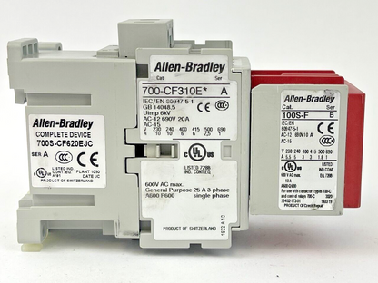 ALLEN BRADLEY 700S-CF620EJC  SER.A GUARDMASTER SAFETY RELAY  24V DC2