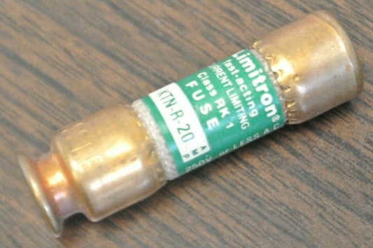 BUSS KTN-R-20 LIMITRON CLASS RK1 FAST-ACTING FUSE / 20A / 250V / NEW SURPLUS0