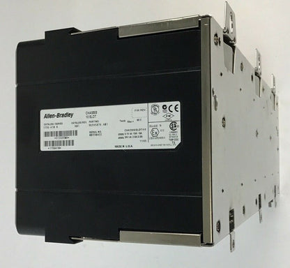 ALLEN BRADLEY 1756-A10 SER.B CAT.REV.K01 10 SLOT CHASSIS 24VDC2