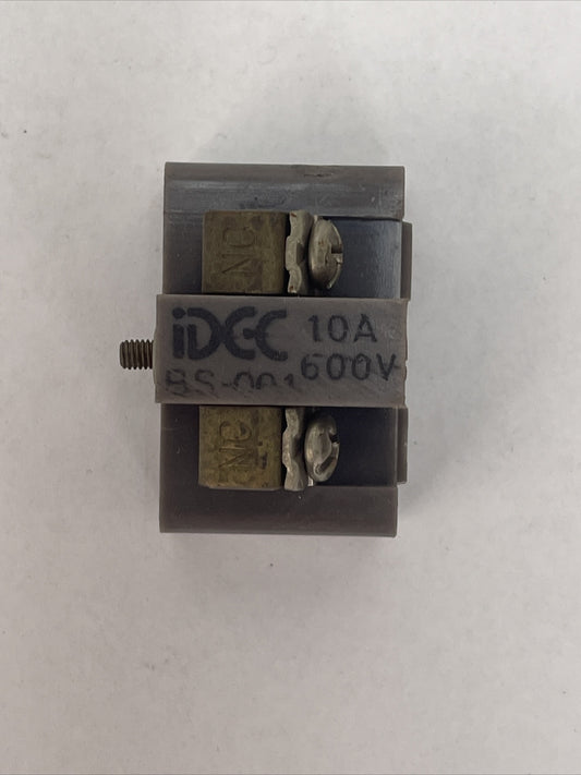 IDEC BS-001 CONTACT BLOCK 10A 600V (LOT OF 30)0