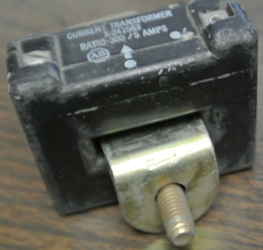 ALLEN-BRADLEY X-241563 CURRENT TRANSFORMER / RATIO 300 / 5 AMPS0