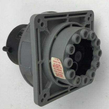 HUBBELL 560B5W WATERTIGHT INLET PIN&SLEEVE 4POLE 5 WIRE 60A 347/600VAC 2