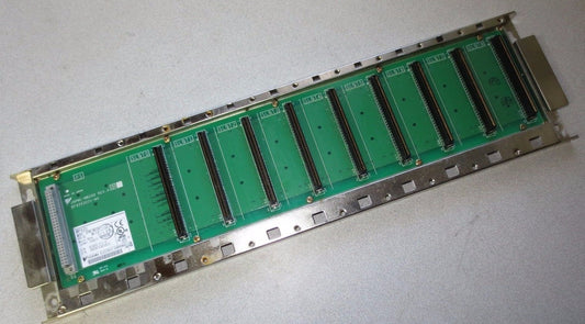 YASKAWA MP920 JAPMC-MB200 Rev. A JEPMC-MB200 9-SLOT MOUNT BASE / BACKPLANE MB-010