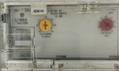 MOELLER NZMH4-AE CIRCUIT BREAKER 1200A 600VAC NZM4-XUHIV20 24VDC NZM H4-AE3