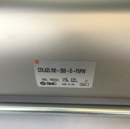 SMC CDLA2L100-350-D-F5PW FINE LOCK CYLINDER DOUBLE ACTING SINGLE ROD STANDARD1