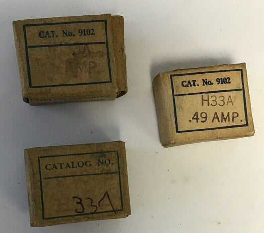 CUTLER HAMMER 9102 H33A  .49AMP HEATER****LOTOF3****0