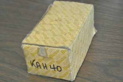 BOX of 10 / BUSSMANN / TRON KAH-40 FUSE / 40A / 130VAC / NEW SURPLUS4