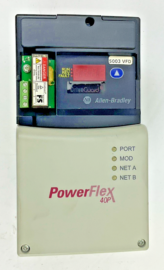 ALLEN BRADLEY 22D-D1P4N104 AC DRIVE SER.A 0.4KW/0.5HP 480V 1.8A0