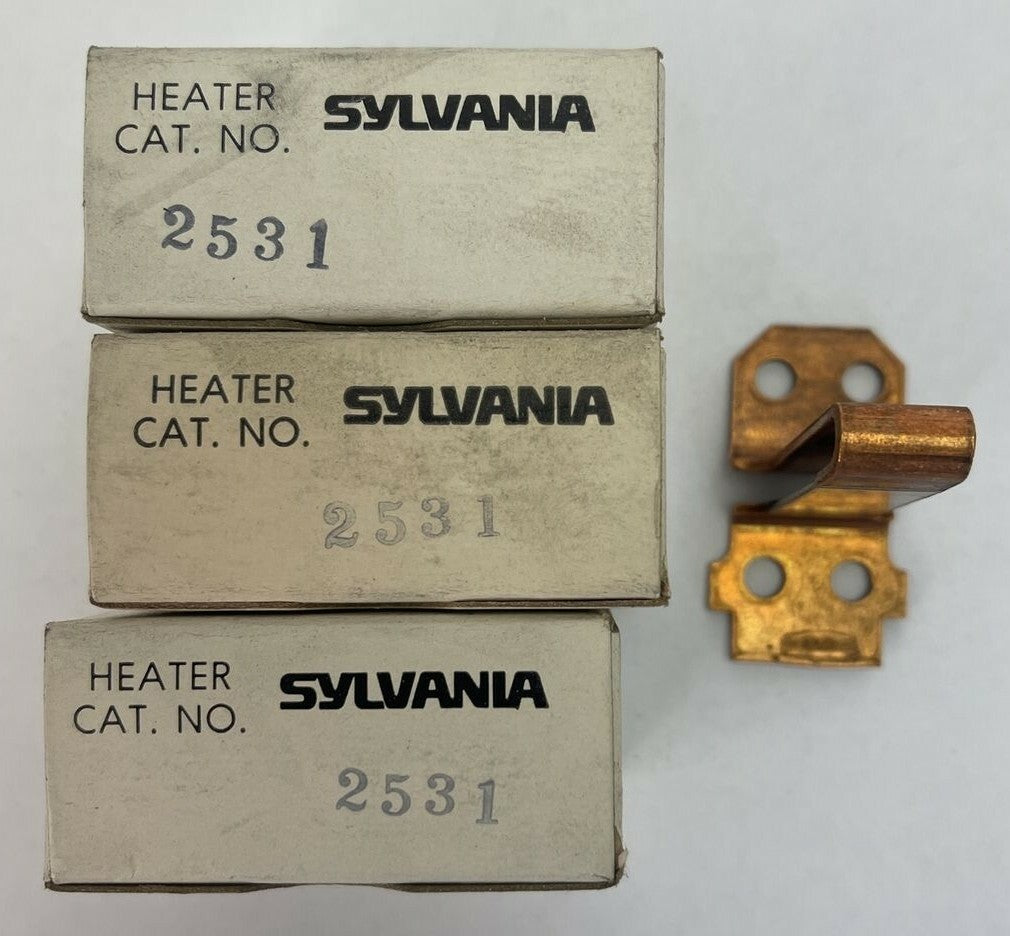 GTE SYLVANIA CLARK 2531 HEATER (LOT OF 3)0