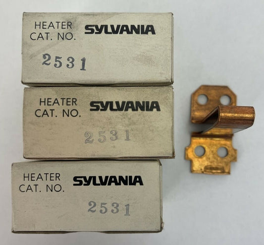 GTE SYLVANIA CLARK 2531 HEATER (LOT OF 3)0