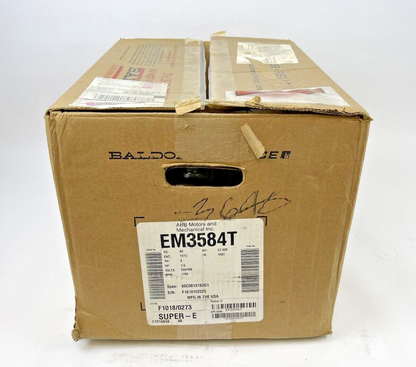 BALDOR - EM3584T - GP Motor -1.5 Hp 3 Phase 230/460V 1765 RPM 145t Frame SUPER-E0