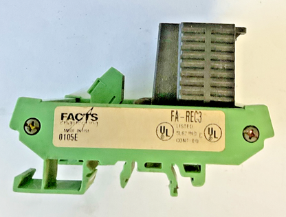 FACTS ENGINEERING FA-REC3 3 PLUG 3 RECEPTABLE 94V-0 14-12AWG 125VAC 15A4
