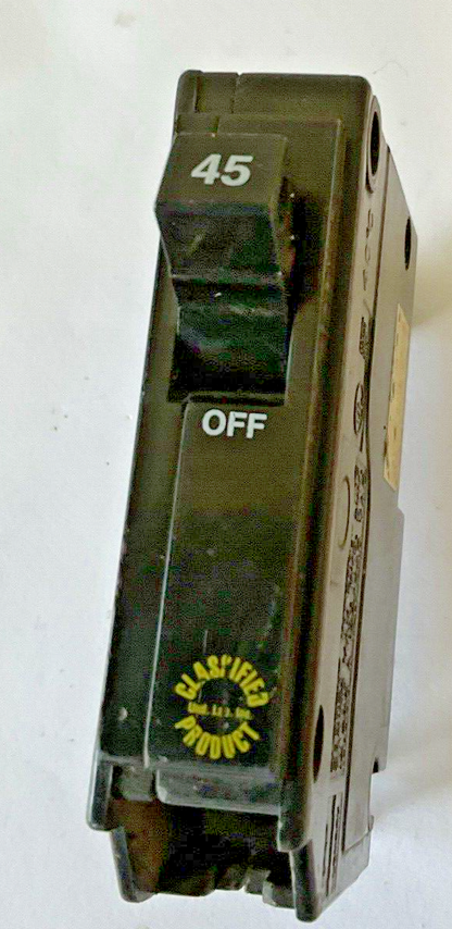 EATON CHQ1045 CIRCUIT BREAKER 45A 120/240VAC 1POLE2