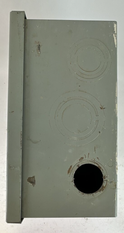 GE TG4323 FUSIBLE SAFETY SWITCH MOD 6 100A 240VAC 3PH 30HP 250VDC 20HP 3P TYPE 13