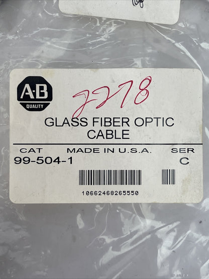 ALLEN BRADLEY 99-504-1 GLASS FIBER OPTIC CABLE SER C1