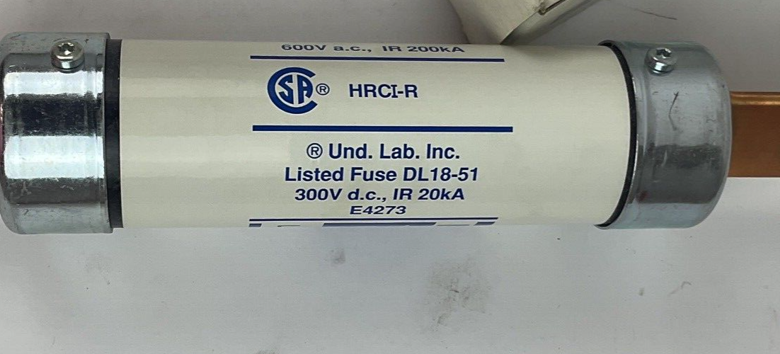 EDISON LESRK150 FUSE CLASS RK1 300VDC 600VAC4