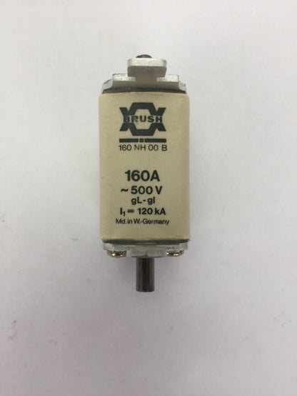 BRUSH 160 NH 00 B FUSE 160A 500VAC 160NH00B2