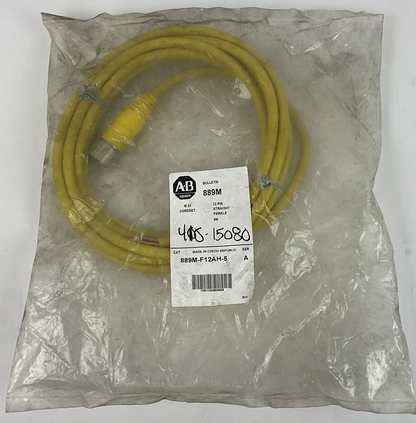 ALLEN BRADLEY 889M-F12AH-5 CORDSET SER.A 250V 8A 12PIN0