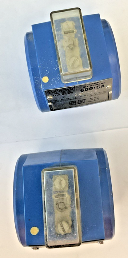 DUNCAN DCBW CURRENT TRANSFORMER  600:5A 60HZ ***LOTOF2***0