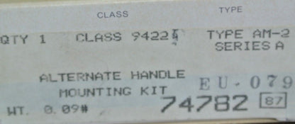SQUARE D  9422 AM-2, Ser. A - ALTERNATE HANDLE MOUNTING KIT - NEW SURPLUS1