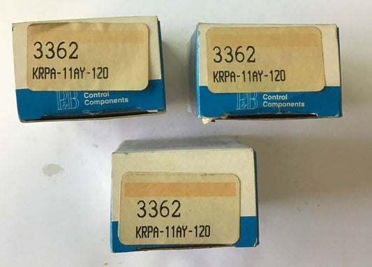 POTTER&BRUMFIELD KRPA-11AY-12 RELAY 120V 50/60HZ ***LOTOF3***0