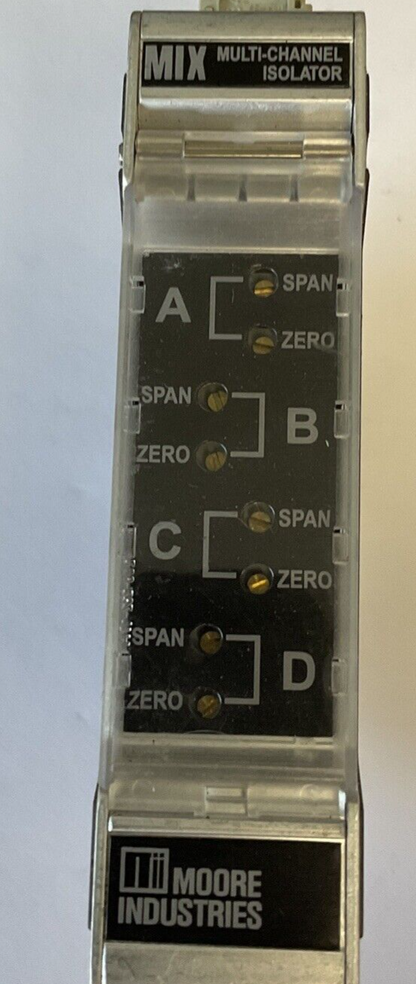 MOORE PERFORMANCE MIX/4X4-20MA/4X4-20MA/12-42DC ISOLATOR 4-CHANNEL 42VDC3