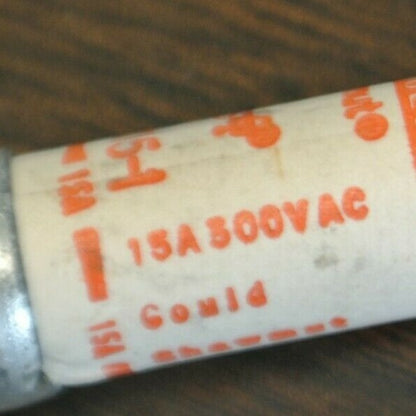 BOX of 10 / GOULD-SHAWMUT A25X15 RECTIFIER FUSES / 15A / 300V / NEW SURPLUS3