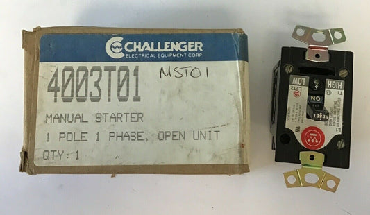 CHALLENGER 4003T01 MANUAL STARTER MST01 230VAC/32VDC0