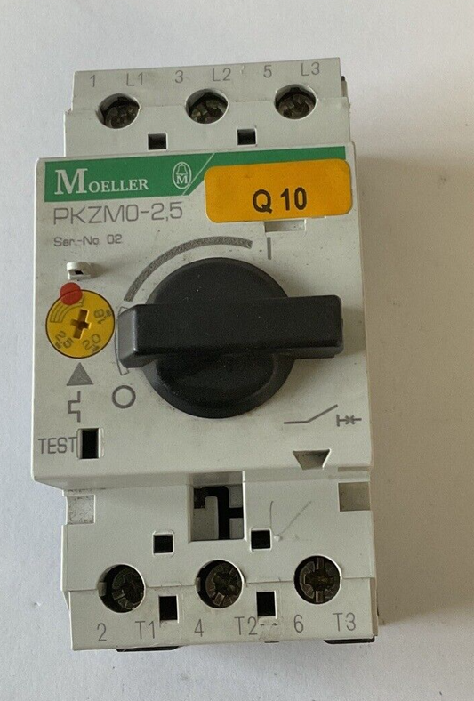 MOELLER PKZM0-2.5 MOTOR CIRCUIT BREAKER SER.2 2.5A0
