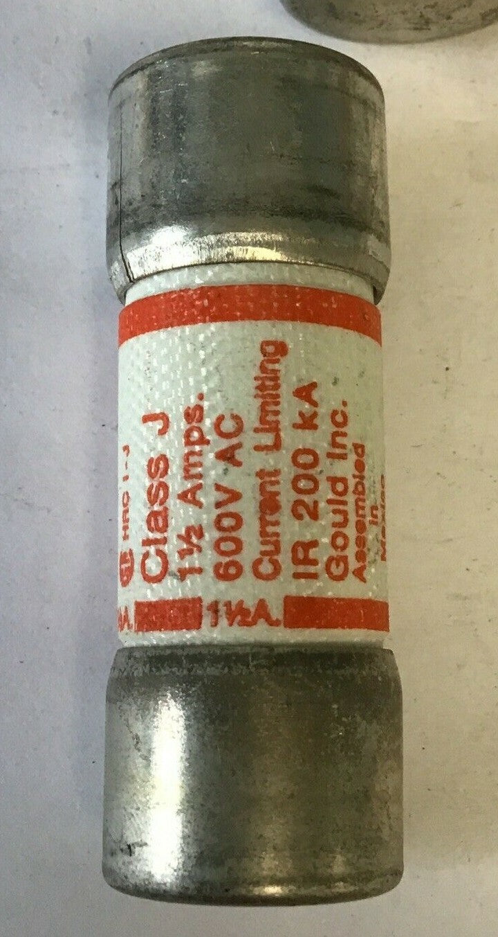 GOULD SHAWMUT AJT1 1/2 AMP TRAP TIME DELAY  600V ***LOTOF7***3