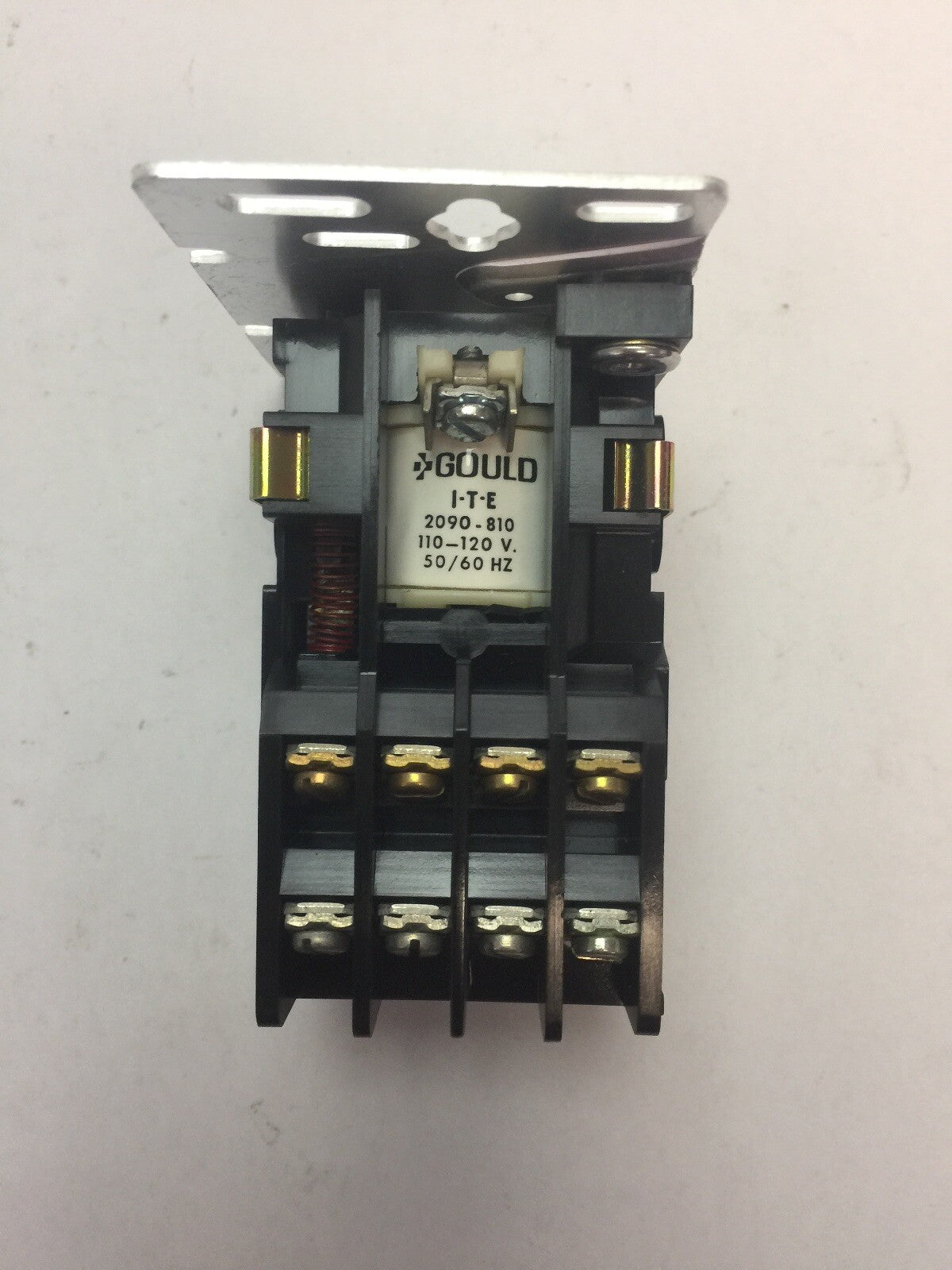 GOULD 2190-E44AA MOD A GENERAL PURPOSE RELAY 300VAC 10A 2090-810 COIL 110-120V3