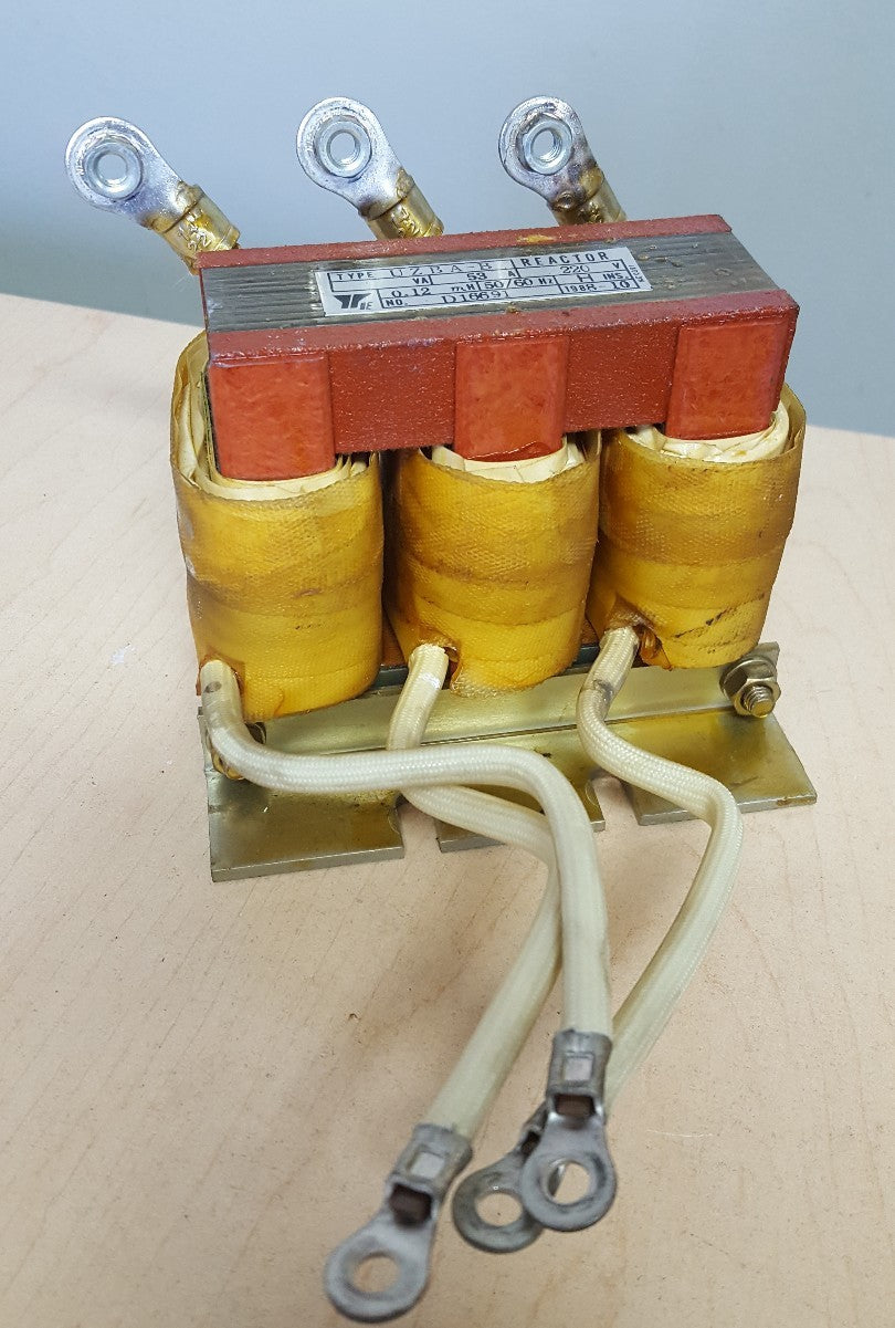 YASKAWA UZBA-B 220V Line Reactor 53A 50/60Hz .12 mH 0