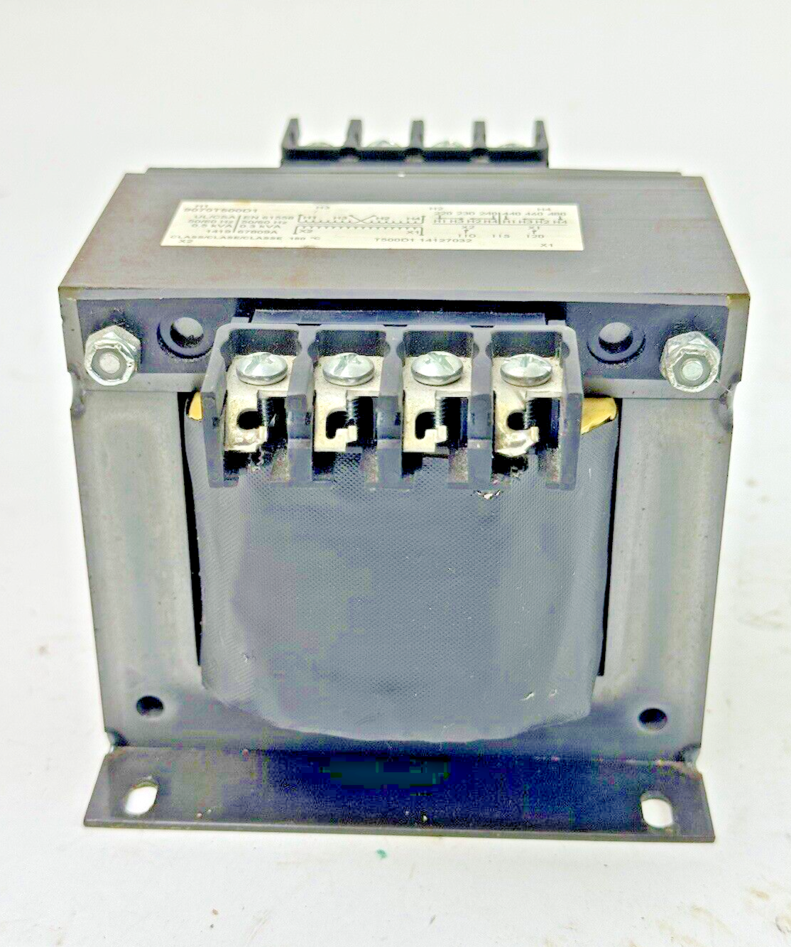 SQUARE D - 9070T500D1 - INDUSTRIAL CONTROL TRANSFORMER - 50/60 HZ, 0.5 KVA3