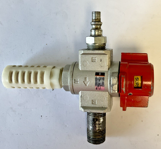 SMC VH830-N03-7 AIR LOCK SHUT OFF VALVE0