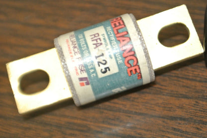 RELIANCE RFA125 RECTIFIER FUSE / 125A / 130V / NEW SURPLUS0