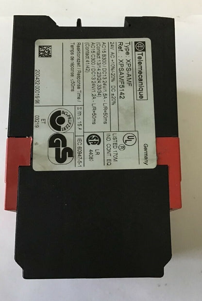 TELEMECANIQUE XPS-AMF 24V SAFETY RELAY 5