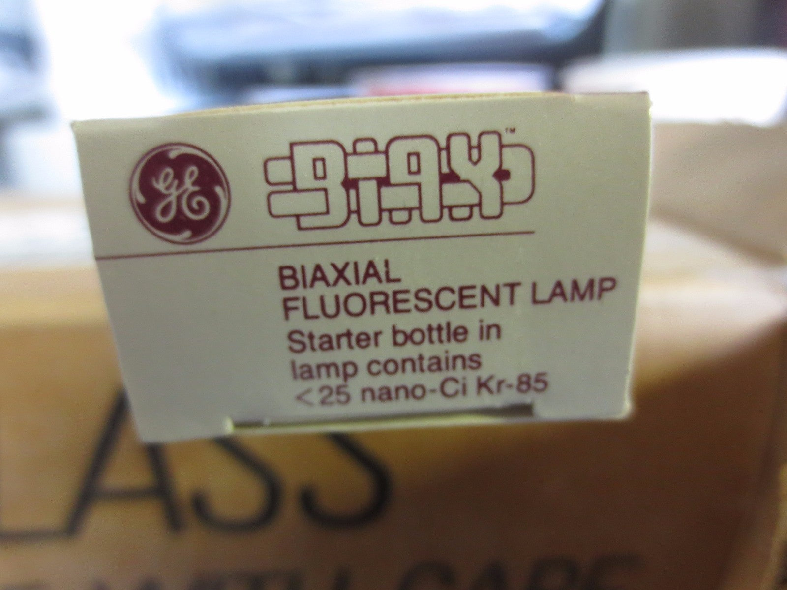 GE F13BX/SPX27 13-WATT BIAXIAL FLUORESCENT LAMP - NEW SURPLUS - LOT of 95