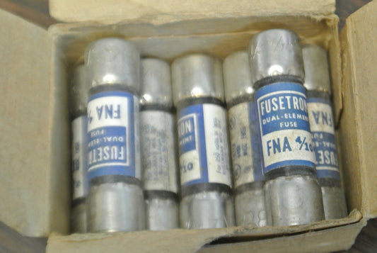 LOT of 7 / BUSS FNA4/10 FUSETRON FUSE / 4/10A / 250V / NEW SURPLUS / FNA-4/100