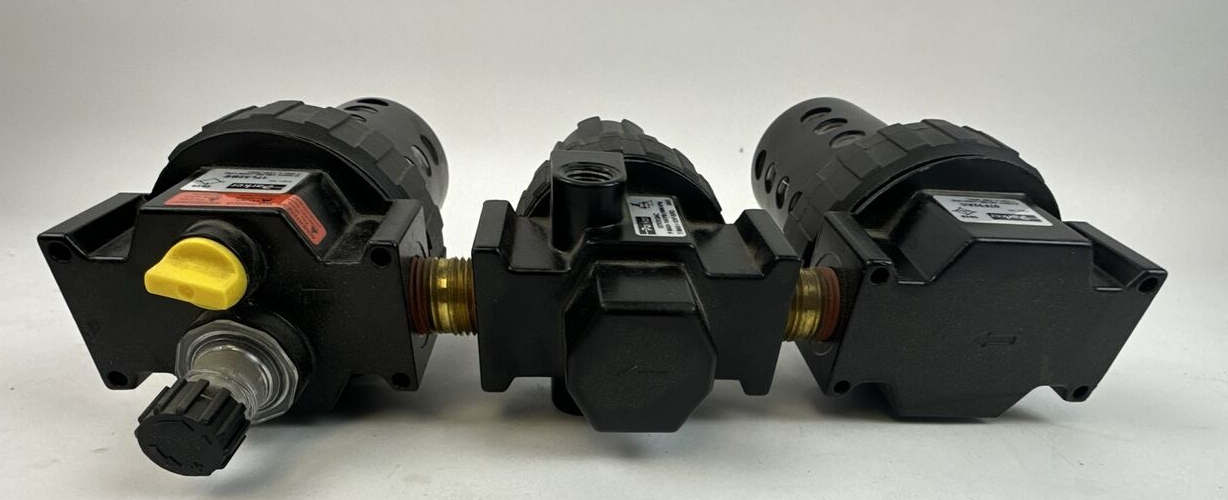 PARKER 17A32A18A2BD 1/2" 3PC COMBO (07F32AC+07R313AC+17L32BE) FILTER REGULATOR8