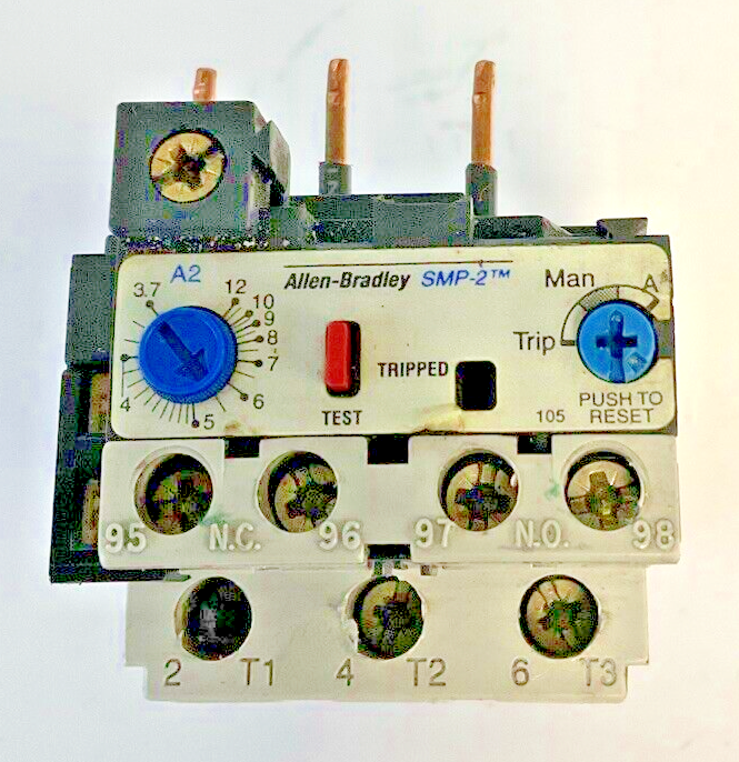 ALLEN BRADLEY 193-B1F1 OVERLOAD RELAY SER.A 3.7-12A0