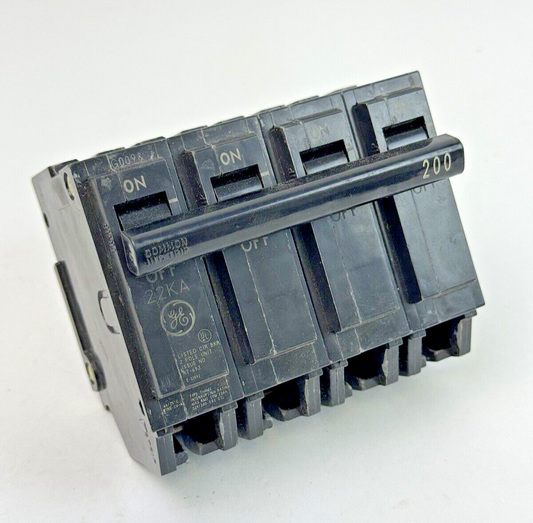 GE - THQMV4200 - THERMAL MAGNETIC CIRCUIT BREAKER - 4 POLE, 200 A, 240 VAC0